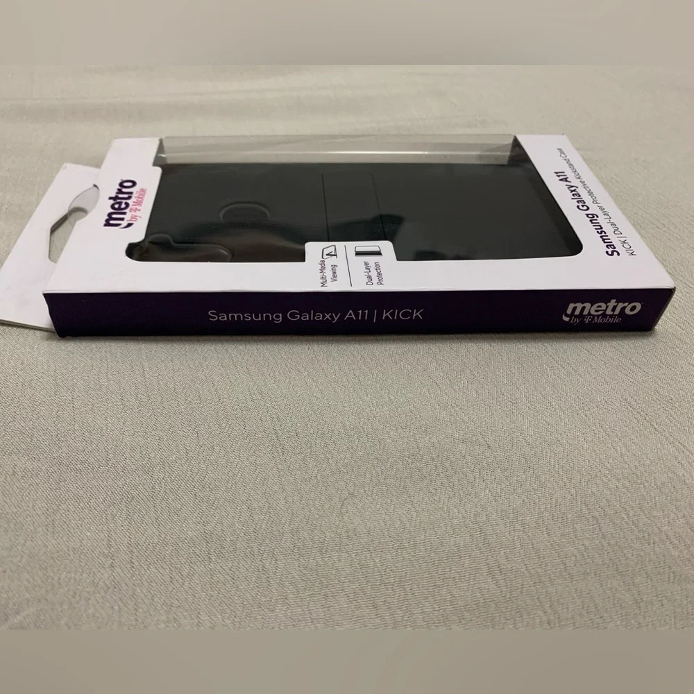 Samsung Galaxy A11 KICK | Dual-Layer Protective Kickstand Case Metro by T-Mobile